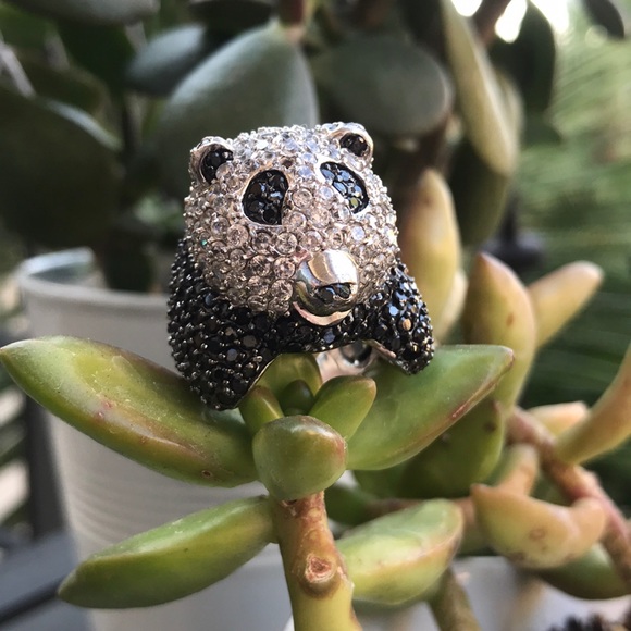 CZ Panda Ring - Picture 2 of 10